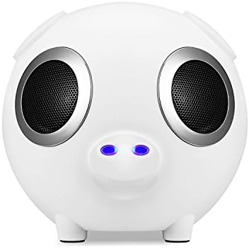 Bluetooth Speaker Bass With High-Definition,DUDU mini Stereo Wireless Speaker Built-in Microphone Work With iPhone,iPod,iPad,Samsung,Echo For Handsfree Bluetooth Speaker For Handsfree(WHITE)