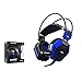 Produktbild Rampage SN-R5 Stereo Gaming-Headset Gaming-Headset Mikrofon Kopfhörer PC (Blau)