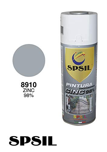 SPRAY PINTURA COLOR ZINC 98% 400 ML. 8910