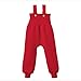 Disana Knitted Baby Dungarees in Organic Merino Wool Red 74/80 6-12m