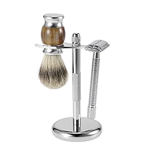 Anself 3 in 1 Men's Shaving Set Male Facial Shaving & Cleaning Tool - Image 9