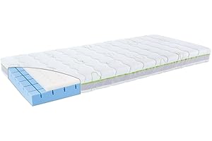 Träumeland T080280 Materac Do Łóżeczka, Biały, 90 x 160 x 15 cm