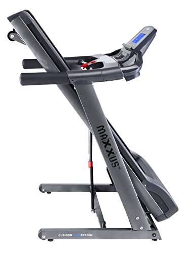 MAXXUS® 6.4 LAUFBAND, 18km/h – mit 5 Jahren Garantie, 3 Pulsprogramme, Motorische Steigungsverstellung, 18km/h, große, klappbare Lauffläche mit 1.400x500mm! - 2
