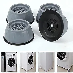 4 PCS Washing Machine Anti Vibration Pads Washer Foot Pads Dryer Heightening Pads Stabilizer Support Stand for Home