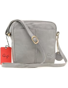 Umhängetasche Klein Leder von Gigi - GRÖßE: B: 18 cm, H: 18 cm, T: 6 cm