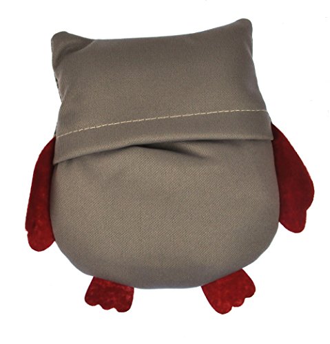 Kirschkernkissen Motiv Eule aus Polyester, mehrfarbig - 5