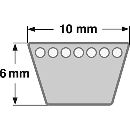 Keilriemen 10 x 710 Li – Z 28 - 2