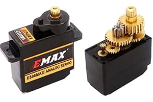 Bluelover Emax Ii Es08Ma 12G Mini Metal Gear Servo Analógico Para Rc Modelos