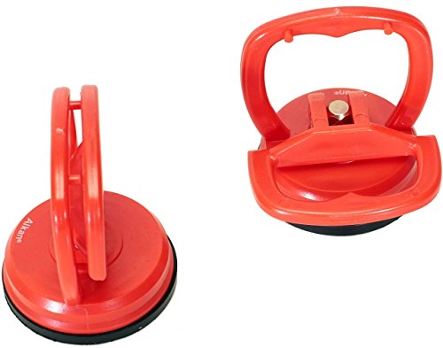 2 x Mini-Saugheber-Satz Glassauger , Saugnapf ø 55 mm (Einhand-Saugnapf) z.B. für Imacs Frontscheiben.