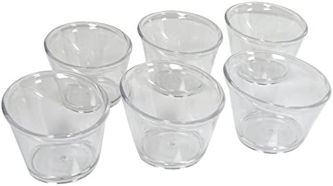 Heavy Poly Carbonate Unbreakable Dessert Ice Cream Bowl Set Of 6 Pieces