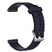 Produktbild JAGENIE Ersatz-Uhrenarmband aus Silikon für Garmin Vivoactive 3 Vivomove Vivomove HR, dunkelblau, Band Wide: 2cm / Band Length: 10.5cm; 8cm