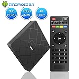 que es tv box android 7.1 【2 GB RAM + 16 GB ROM】 X96MIN tiene una memoria de 2GB que refuerza la velocidad de funcionamiento de la caja. Es compatible con 100M de velocidad de Internet, navegar por sitios web, jugar juegos y ver películas de forma más fluida. también puedes expandir el almacenamiento a un máximo de 64 GB con una tarjeta Micro SD.