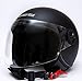 Produktbild Helm exsential Demi jet ex 730 VL schwarz matt Helmet Helme Casque capacete Roller Motorrad L