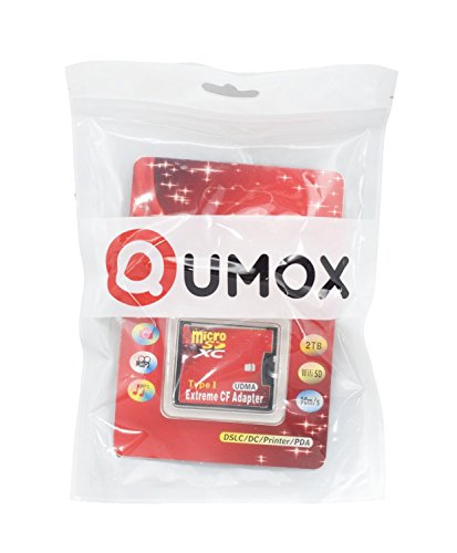 QUMOX microSD To CF Compact Flash Memory Card Adapter Reader type 1 WIFI - 4