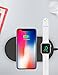 Produktbild SN3PTEC | funxim X8 - qi & Apple Watch Ladegerät inkl. Quick Charge 3.0 Adapter | Schnelladegerät, Induktion, drahtlos, QI, Wireless Charging, kabellos, Ladepad | wie AirPower - für Apple Watch, iPhone X / 8 / 8s, Galaxy S9 / S9+ / Note 8 / S8 / S8+ etc. … (Schwarz)