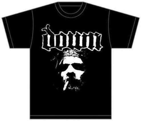 Down Men Face Short Sleeve T-Shirt