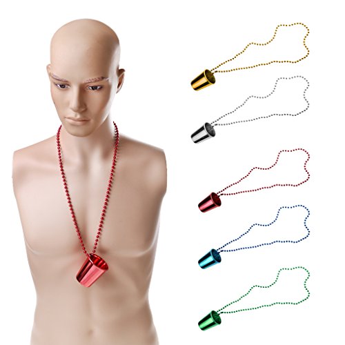 Schnapsgläser Anhänger Halskette Schnapsglas Halskette Hen Night Party Zubehör - 5