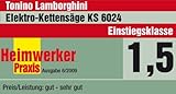 Tonino Lamborghini Elektro Kettensäge KS 6024 Lamborghini - 7