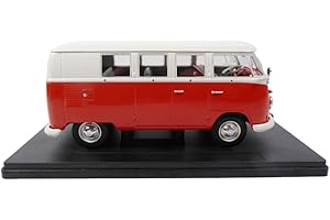 OPO 10 - Voiture Miniature reproduite à l'échelle 1/24 Compatible pour Volkswagen T1 Combi 1960 - PTVQ3