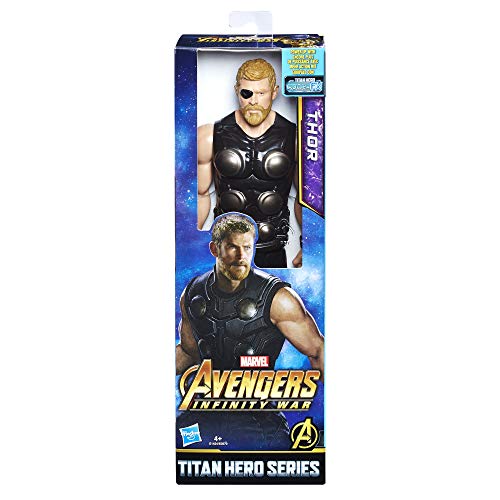 Marvel- Figura Titan Hero Series Infinity War, Thor (Hasbro E1424EU4)