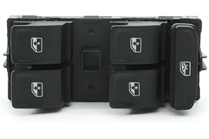 Bynome Window Switch Seat Leon Power Master Window Control Button for Golf Mk7 B8 Tiguan Touran 5G0959857 (For VW Golf MK7 Passat)