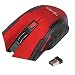Produktbild Tefamore 2400DPI 6 Tasten 2,4 Ghz Mini Wireless Optical Gaming Maus Geschenk für PC Laptop (Rot)