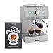 Produktbild Edelstahl Espressomaschine | 1140W, 15 bar, 1,5 Liter | mit Espressoanleitung, Siebträgermaschine, Kaffeemaschine mit Milchaufschäumer-Funktion, Espresso-Automat Emilia