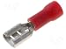 Produktbild Steckverbinder flach crimp Flachsteckhülsen isoliert rot 4,8x0,8mm für Leitung 0,5-1mm² 100 Stück