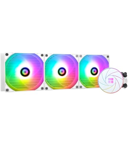 Thermalright Frozen Notte 240 WHITE ARGB Water Cooling, CPU Cooling, 240 White CPU Cooling Specifications, Dual PWM Fan, S-FDB V2 Bearing, Suitable - View #7