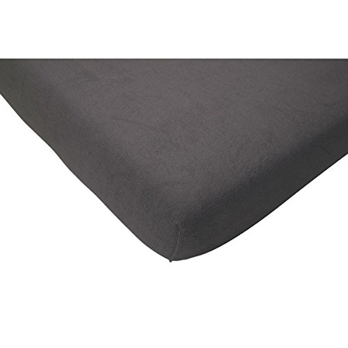 Jollein 511-847-00026 Fitted Sheet Jersey Playpen Mattress (75 x 95 cm, Grey)