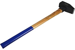 GERMANIA QUALITÄTSWERKZEUGE GERMANIA Vorschlaghammer 5 kg aus Stahl mit Hickory-Stiel | Abbruchhammer