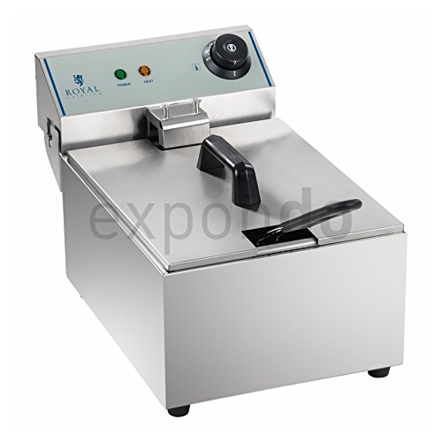 Royal Catering - RCEF-10EY-ECO - Fritteuse - 3200 Watt Leistung - 10 Liter max. Fllmenge - ECO-Modell Royal Catering - RCEF-10EY-ECO - Fritteuse - 3200 Watt Leistung - 10 Liter max. Fllmenge - ECO-Modell