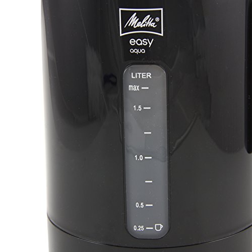 Melitta Wasserkocher Easy Aqua 1,7 Liter Hochglanz 2.400 Watt, schwarz 101602 - 4