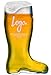 Produktbild Bierstiefel 1L - selbst Gestalten - individuelle Gravur - MeinGlas