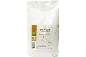 PRIMEAL Priméal Farine de Blé France BIO T80 1 kg