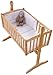 Clair de Lune Stardust Rocking Crib/ Cradle Quilt and Bumper Set (White)