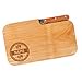 Produktbild Cera & Toys® Frühstücksbrett aus Holz mit Messer und gratis Gravur des Namens - Mahlzeiten