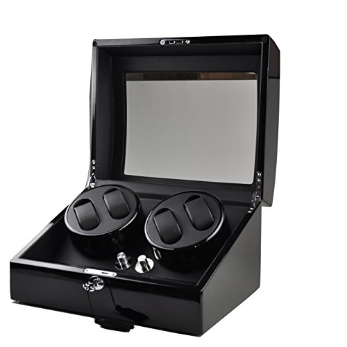 OneToPia 4+6 Automatic Watch Winder Luxury Display Box Storage Case Organizer Gift