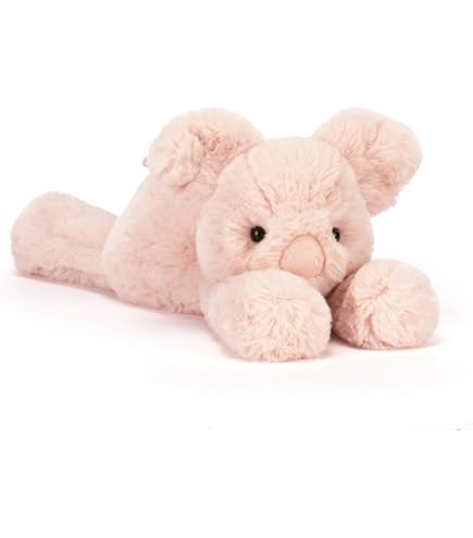 Jellycat Bashful Pink Bunny Medium - L: 9 cm x l: 12 cm x h: 31 cm