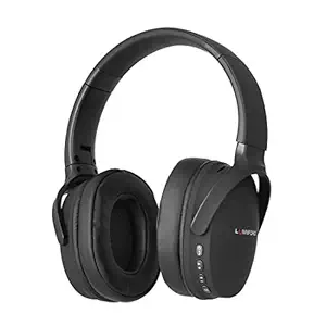 Lumiford HD70 Over-Ear Wireless HD True Bass Headphones with Built-in mic, Dual Phone Connection Technology, Google/Siri Voice Assistance and Multi-Connection (AUX/FM/SD Card) (Black)