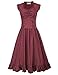 Produktbild Belle Poque Casual Sommerkleid Damen Swing Rockabilly Kleid Festlich Partykleid S BP364-3