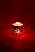 Produktbild Home&Decorations 2er Set H&D® Original Windlicht Teelichtglas Rot Gold Silber Antiker Windlichthalter Kerzenglas Glasvase Windlichtglas Laterne Glas Vase Kerze Ø10cm (Rot)
