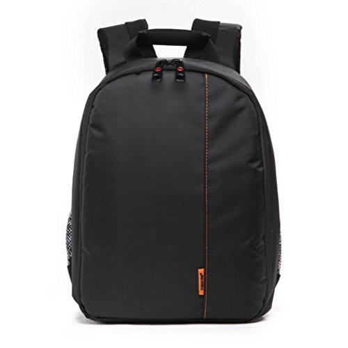 Sac    Dos pour Cam  ra  Voberry   Imperm  able Sac    Rangement pour Appareils Photo Reflex Num  riques de Marque Canon   Nikon   Sony - de Haute Qualit   en Polyester  Orange 