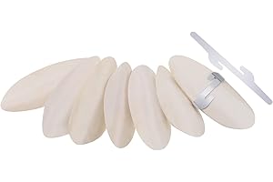 KroY PecoeD 7 Stück Groß Sepiaschalen, 7-9 cm Sepiaschalen für Vögel Reptilien Schildkröten Bartagamen und Schnecken, Optimale Kalzium u Mineralversorgung