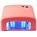 MultiWare 36W UV Lamp Nail Dryer Machine for Nail Polish with 9W x 4 Blubs Pink