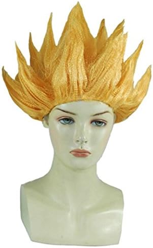 Eturke Anime Short Party Halloween Costume Cosplay Wigs (golden)