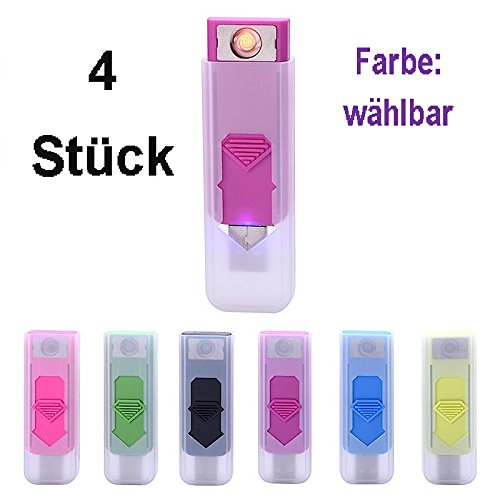 Preisvergleich Produktbild 4 x Elektrischer USB Anzünder mit Glühspirale