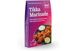 Authentic Tikka Marinade Spices | 60G Spice Packs | Make Restaurant Quality Chicken Tikka or Paneer Tikka at Home | East At Home (1 Pack)