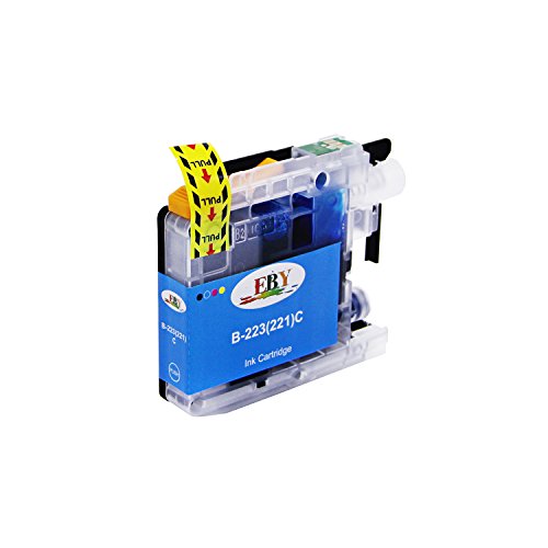 EBY Compatible Brother LC223 Cartuchos de Tinta Alta Capacidad Compatible para Brother DCP-J562DW DCP-J4120DW MFC-J480DW MFC-J4420DW MFC-J5320DW 2 Negro  1 Cyan  1 Magenta  1 Amarillo 