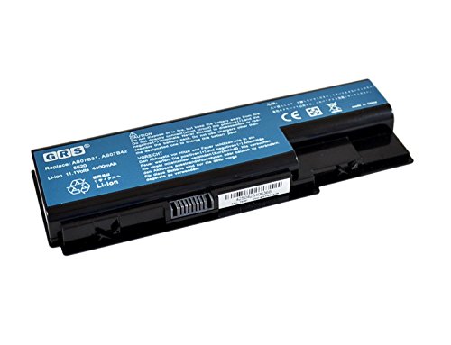 GRS Notebook Akku AS07B41 für Acer Aspire 5920G, 6920G, 5520G, 7720G, 8920G, 6920, 7520G, ersetzt: AS07B31, AS07B32, AS07B41, AS07B42, AS07B51, AS07B52, AS07B71, AS07B72, Laptop Batterie 4400mAh, 11.1V - 3